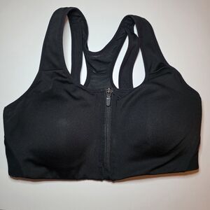 Nike Women's Dri-Fit Shape High-Support Padded Front-Zip Sports Bra S